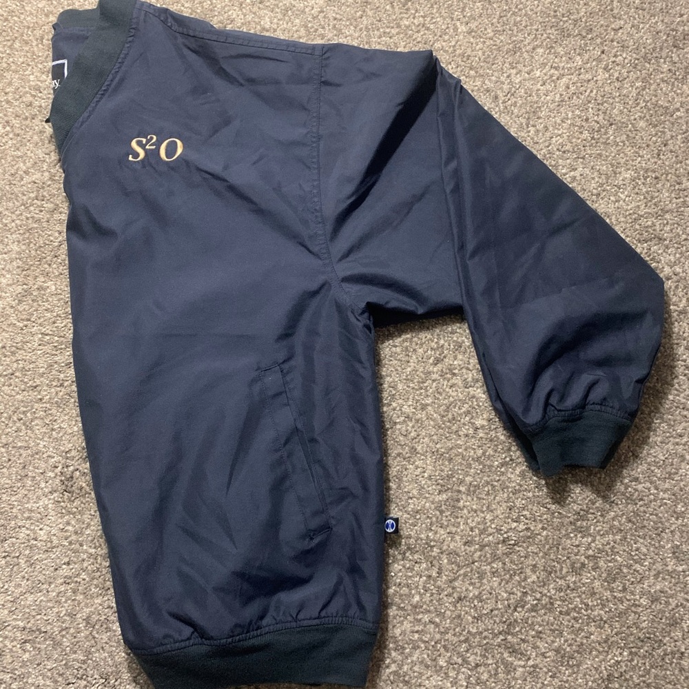 VINTAGE V-neck Pullover windbreaker